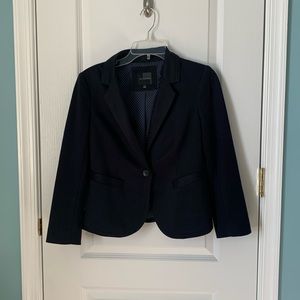 Limited brand, 3/4 sleeve, navy knit jacket, size small